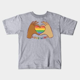 Love Wins Kids T-Shirt